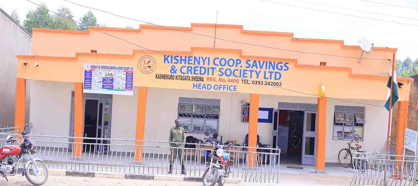 Kishenyi SACCO head office at Kashekuro